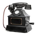 Old Vintage Bakelite Magneto Telephone Royalty Free Stock Photo