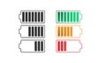 Batteries with different charging stages