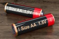 Batteries size AA, 3D