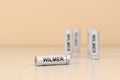 Batteries Wilmer AAA of JYSK company. Jysk is a Danish retail chain, selling household goods and mattresses, furniture and