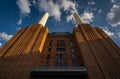 Battersea, London, UK: Battersea Power Station north facade Royalty Free Stock Photo