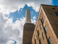 Battersea Power station facade, London, UK. Royalty Free Stock Photo