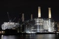 Battersea Power Station night view in London Royalty Free Stock Photo