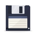 Floppy Disk vector illustration on a white background Royalty Free Stock Photo