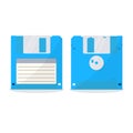 Floppy Disk vector illustration on a white background Royalty Free Stock Photo