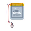 Battery Accumulator as Energy Storage Device Vector Illustration