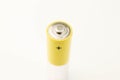 Battery. Alkaline battery on a white background.