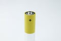 Battery. Alkaline battery on a white background.