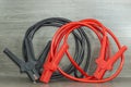 Battery booster cables Royalty Free Stock Photo