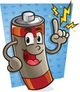 Battery Cartoon Character