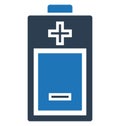 Battery charging, battery level Isolated Vector Icon can be easily modified or edit Royalty Free Stock Photo