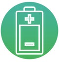 Battery charging, battery level Isolated Vector Icon can be easily modified or edit Royalty Free Stock Photo