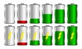Battery charging. Used for mobile applications, infographics, web design.