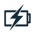 Battery empty charging icon
