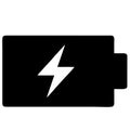 Battery energy icon symbol vector image. Illustration of the batteries charge electric icon design image. EPS 10 Royalty Free Stock Photo