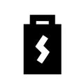 Battery energy icon symbol vector image. Illustration of the batteries charge electric icon design image. EPS 10 Royalty Free Stock Photo