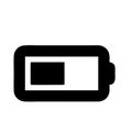 Battery energy icon symbol vector image. Illustration of the batteries charge electric icon design image. EPS 10 Royalty Free Stock Photo