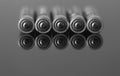 Battery. Energy. Recharge. Background. B&W Photo Royalty Free Stock Photo