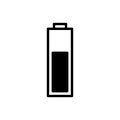 Battery icon, electric battery vector illustration