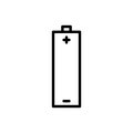 Battery icon, electric battery vector illustration