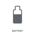Battery icon from Electronic devices collection. Royalty Free Stock Photo
