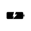 Battery icon flat vector template design trendy Royalty Free Stock Photo