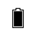 Battery icon flat vector template design trendy Royalty Free Stock Photo