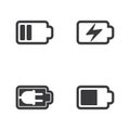 battery icon illustration design