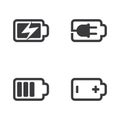 battery icon illustration design