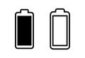Battery icon . battery charge level. battery Charging icon Royalty Free Stock Photo