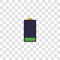 battery icon sign and symbol. battery color icon for website design and mobile app development. Simple Element from essential