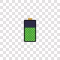 battery icon sign and symbol. battery color icon for website design and mobile app development. Simple Element from essential