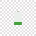 battery icon sign and symbol. battery color icon for website design and mobile app development. Simple Element from essential