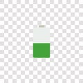 battery icon sign and symbol. battery color icon for website design and mobile app development. Simple Element from essential