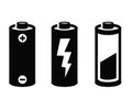 Battery icon Royalty Free Stock Photo