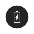 Battery icon vector. Simple battery sign in modern design style for web site and mobile app. EPS10 Royalty Free Stock Photo