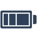 Battery Isolated Vector icon that can easily modify or edit Royalty Free Stock Photo