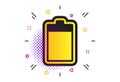 Battery level sign icon. Electricity symbol. Vector Royalty Free Stock Photo