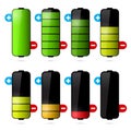 Battery Life Icon Set