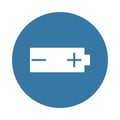 battery mark . Element of web icon in Badge style