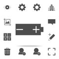 battery mark icon. web icons universal set for web and mobile
