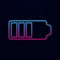 Battery mark nolan icon. Simple thin line, outline vector of web icons for ui and ux, website or mobile application