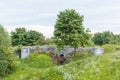 Battery of mortars in Fort Schanz