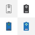 Battery plus minus icon Royalty Free Stock Photo