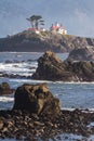 Battery Point Lighthouse and Museum, Crescent City Lighthouse Royalty Free Stock Photo