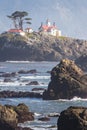 Battery Point Lighthouse and Museum, Crescent City Lighthouse Royalty Free Stock Photo