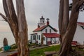 Battery Point Lighthouse in California Royalty Free Stock Photo