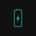 Battery power vector icon