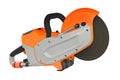 Battery powered disc cutter Royalty Free Stock Photo