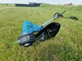 Battery powered electric grass trimmer